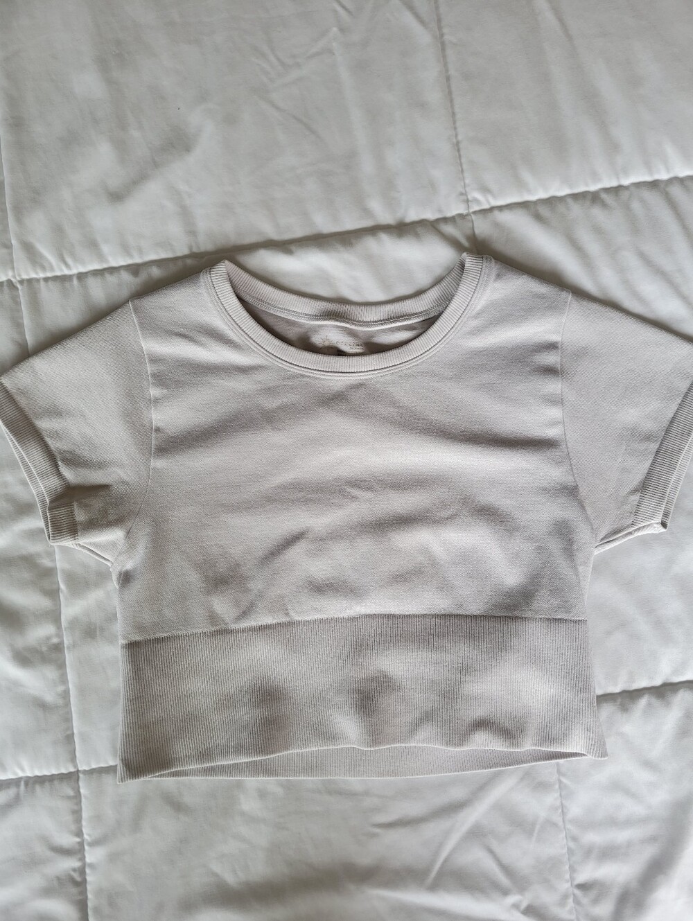 Off The Line Crop T Shirt